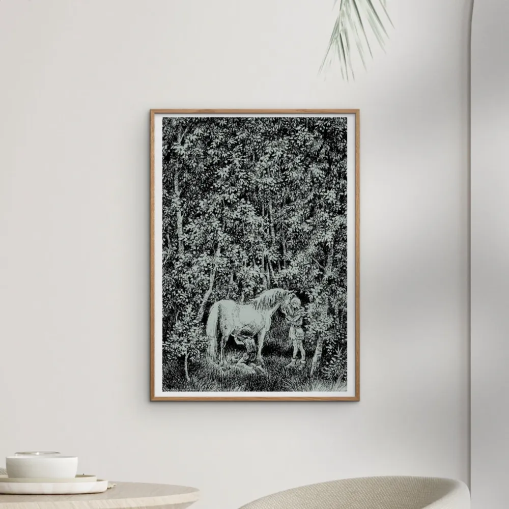 Poster & Frame Astrid Lindgren - Special Bond - Ronja Robbers Daughter