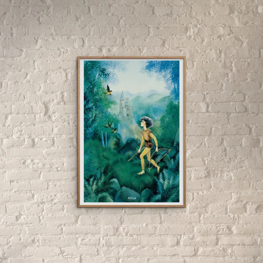 Poster & Frame Astrid Lindgren - Woods - Ronja Robbers Daughter