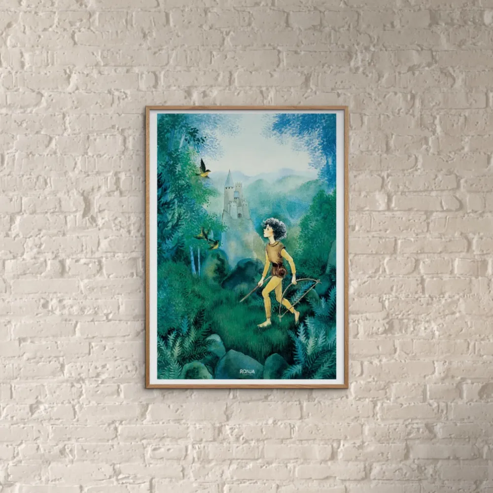 Poster & Frame Astrid Lindgren - Woods - Ronja Robbers Daughter