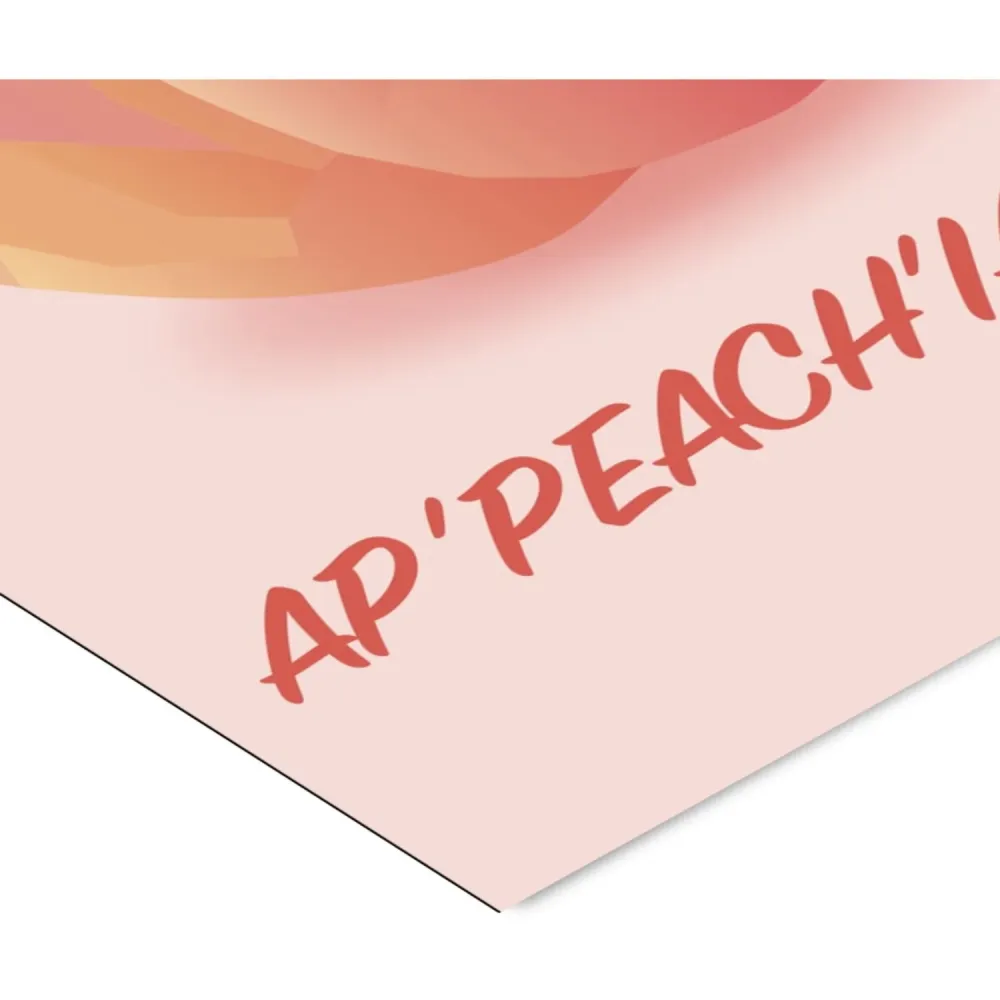 Poster & Frame Citatplakat - Mom I Ap-peach-iate You