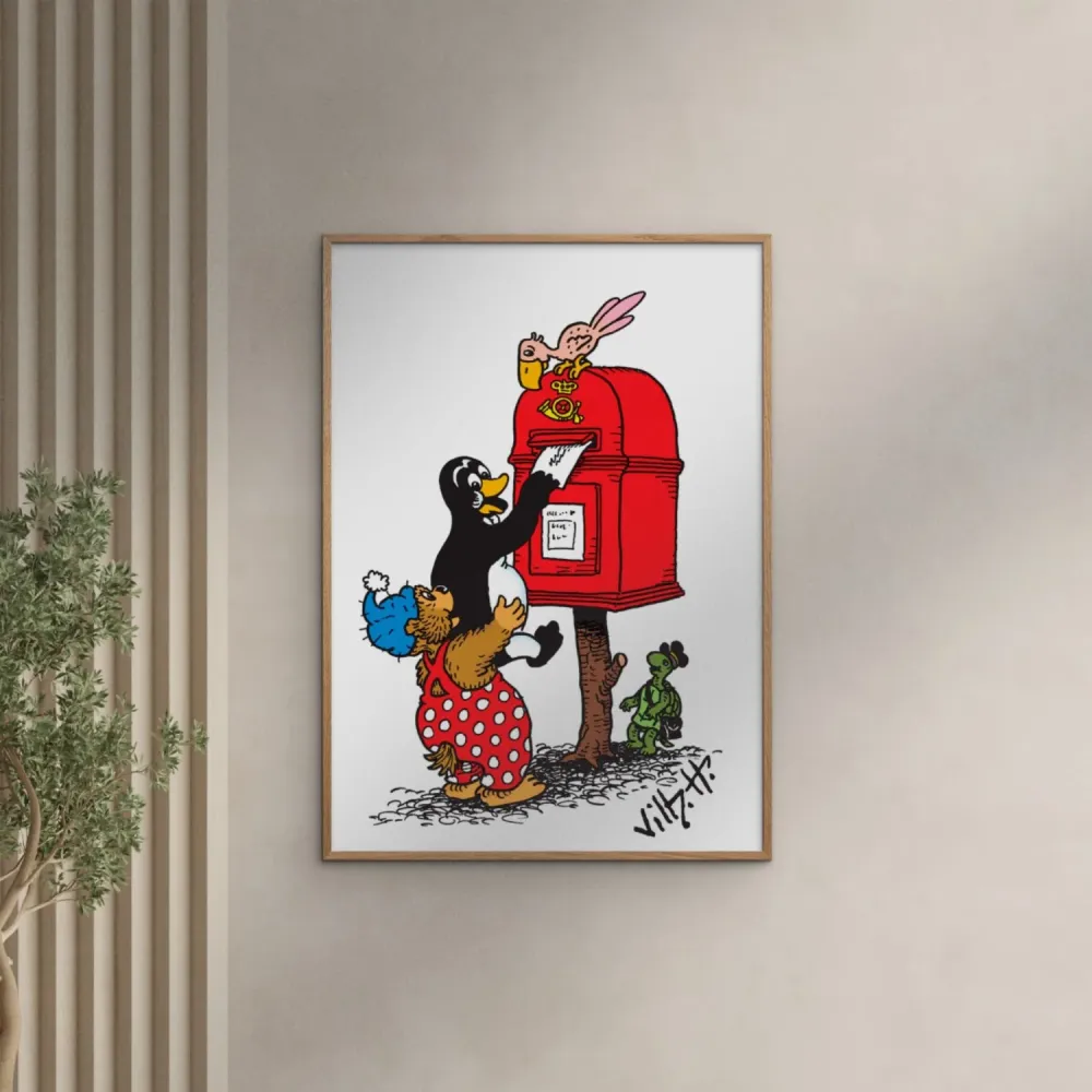 Poster & Frame Dansk Plakatkunst - Postkassen