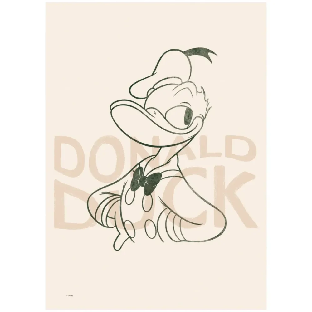 Poster & Frame Disney - Donald Duck Green