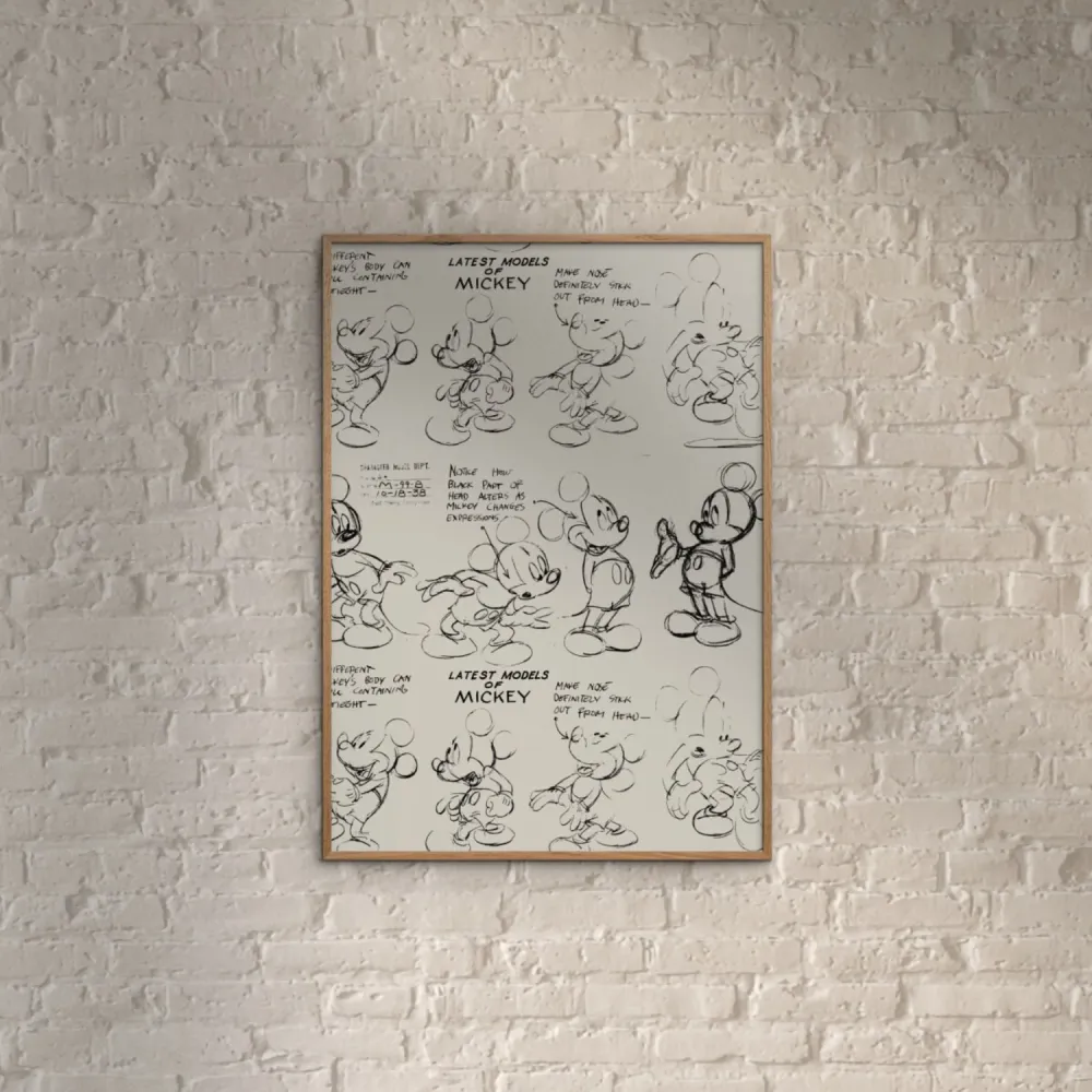 Poster & Frame Disney - Latest Models Mickey