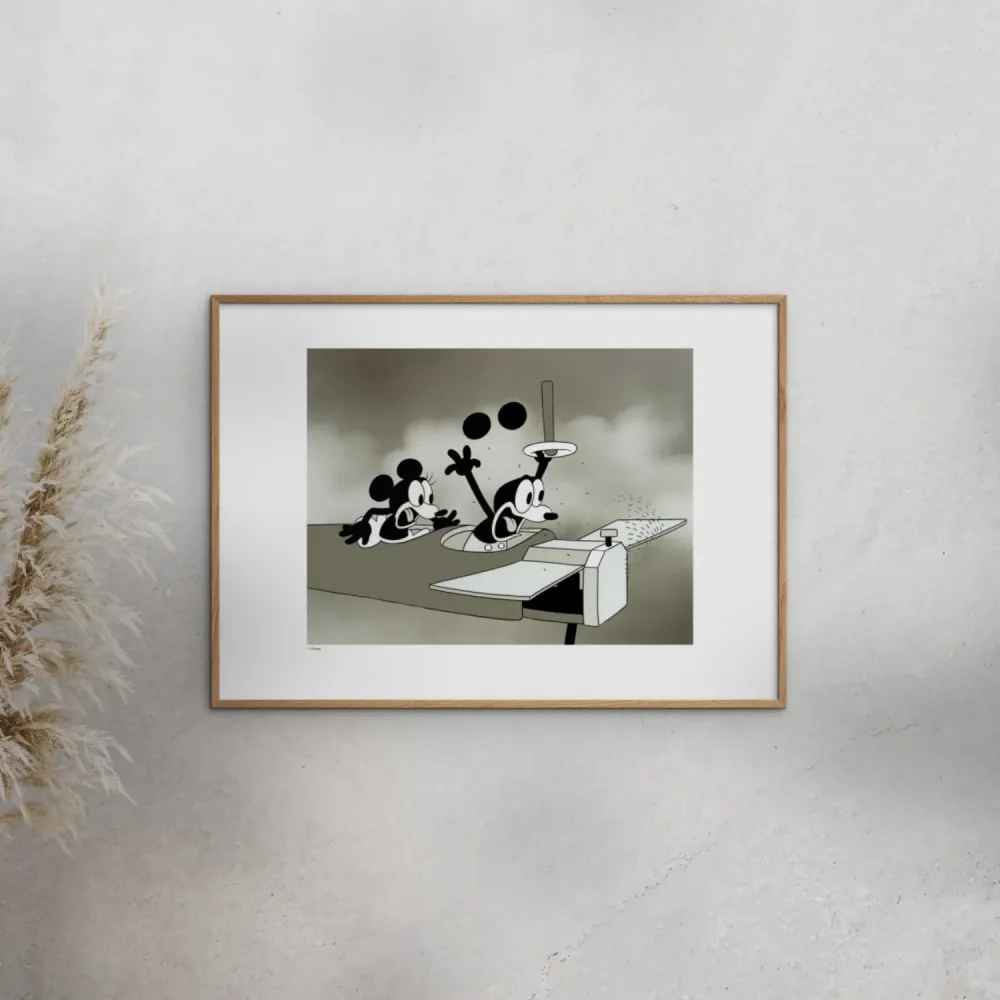 Poster & Frame Disney - Vintage Crazy Plane No. 01