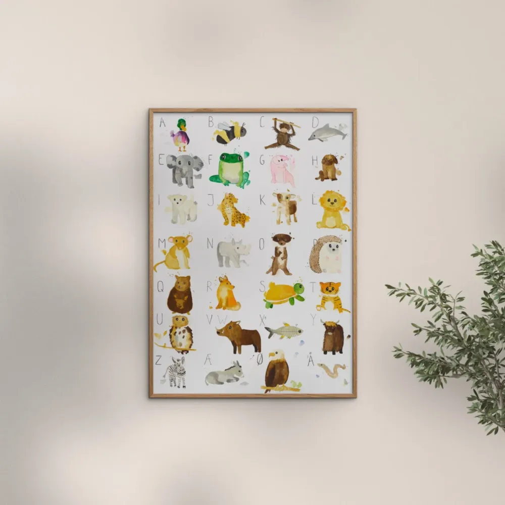 Poster & Frame Et Lille Atelier - Kids - ABC Plakat