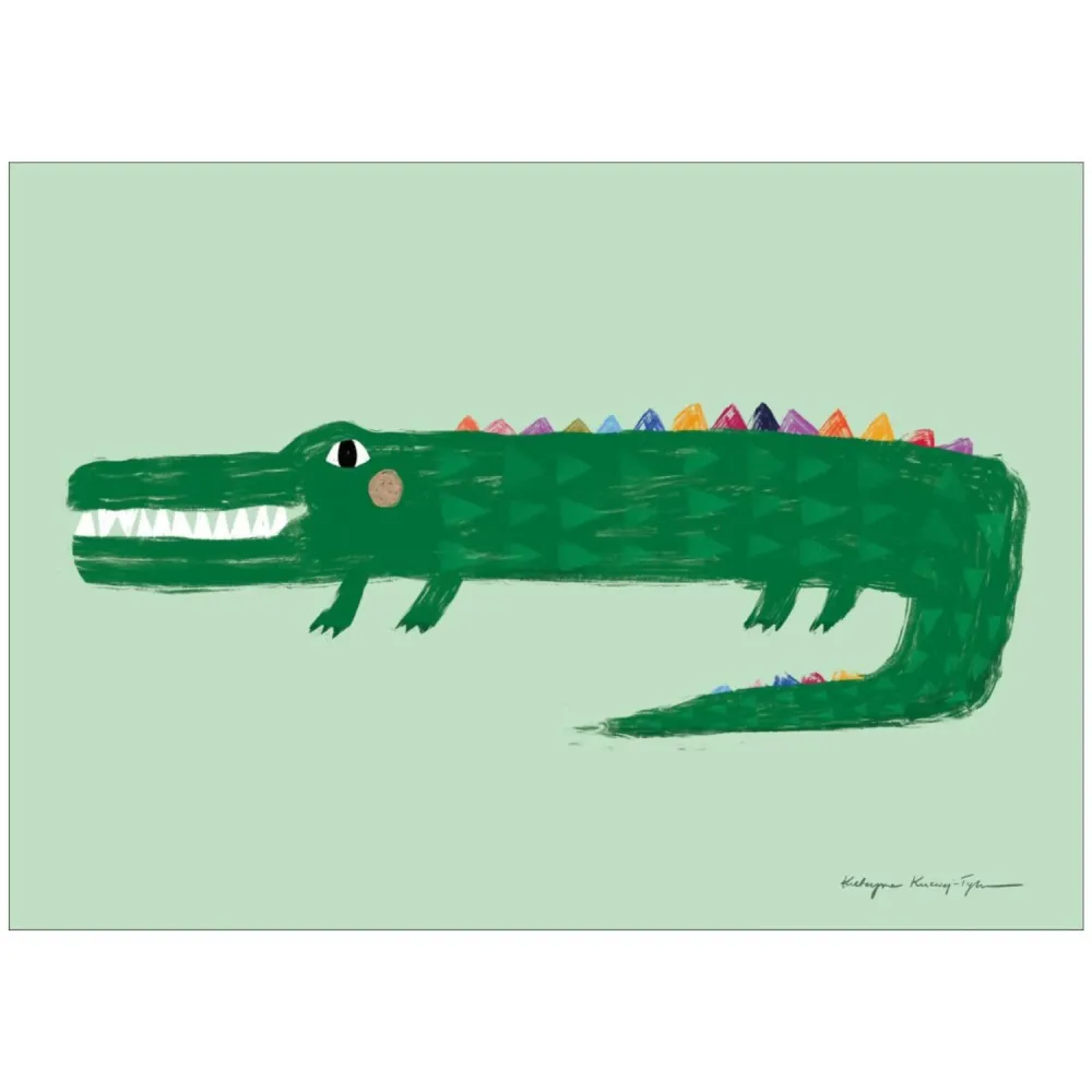 Poster & Frame Wild Apple - Crocodile