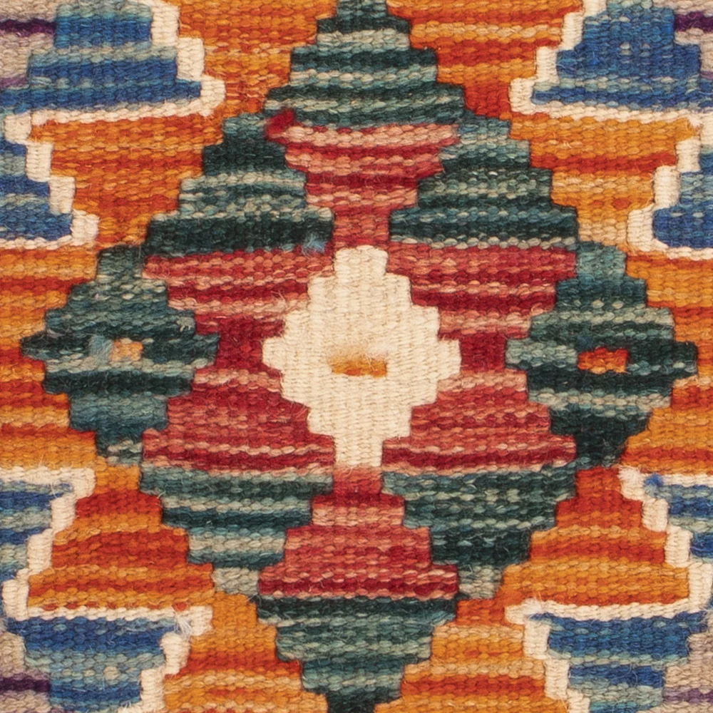 Pute - Flodhest square - 50 x 50 cm - flerfarget