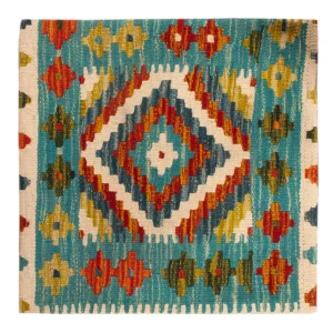 Pute - Flodhest square - 50 x 50 cm - flerfarget