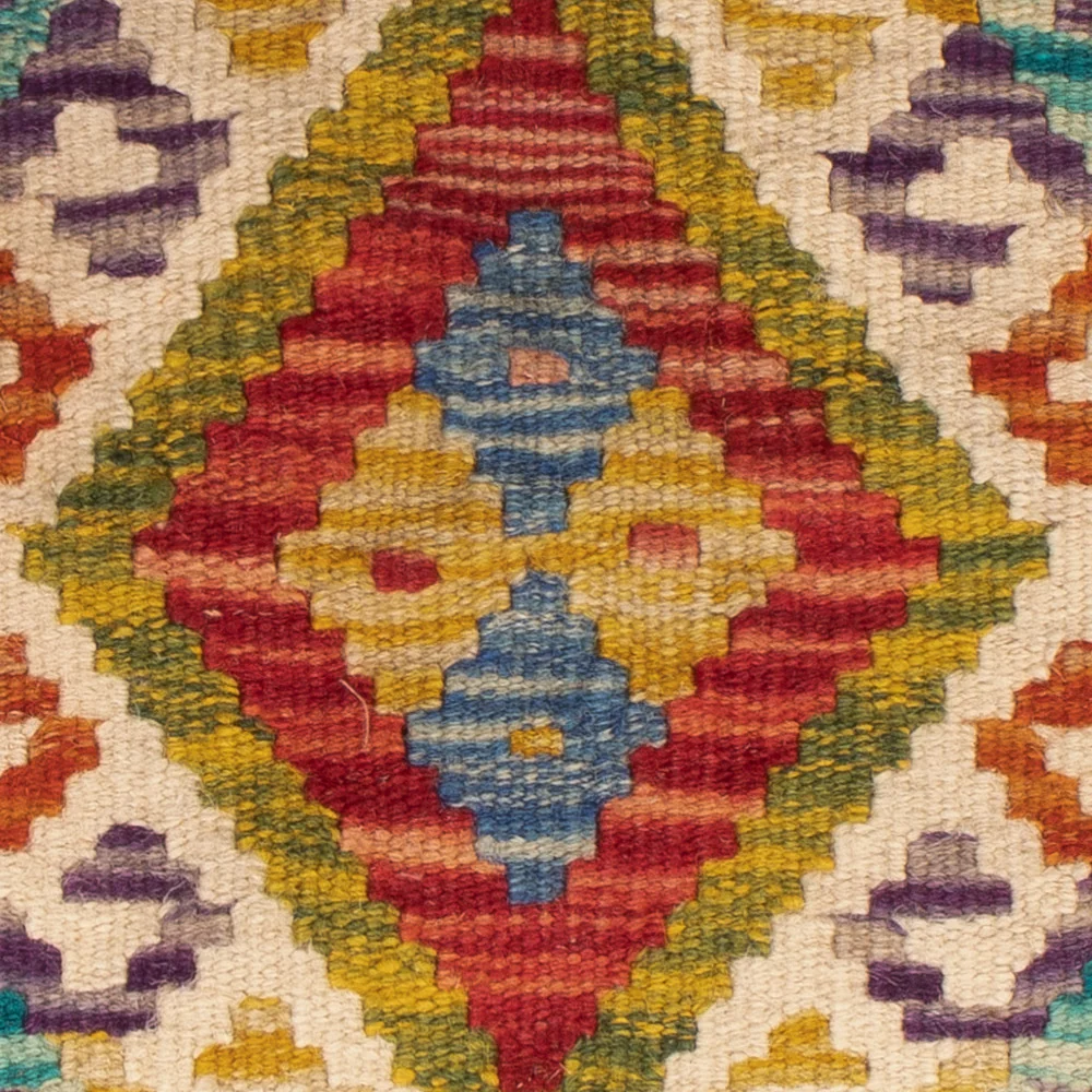 Pute - Flodhest square - 50 x 50 cm - flerfarget