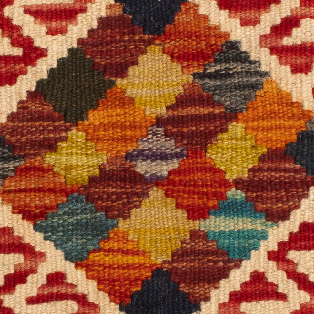 Pute - Flodhest square - 50 x 50 cm - flerfarget