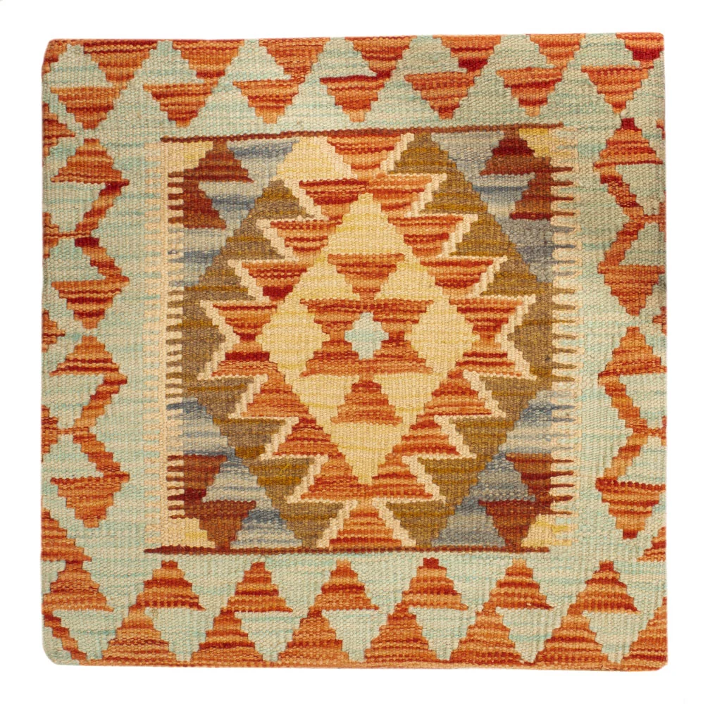 Pute - Flodhest square - 50 x 50 cm - flerfarget