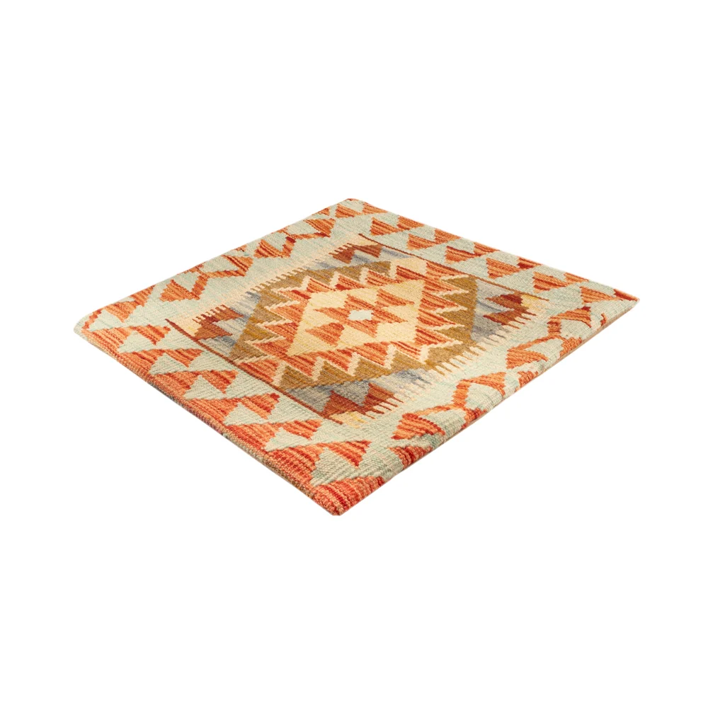 Pute - Flodhest square - 50 x 50 cm - flerfarget