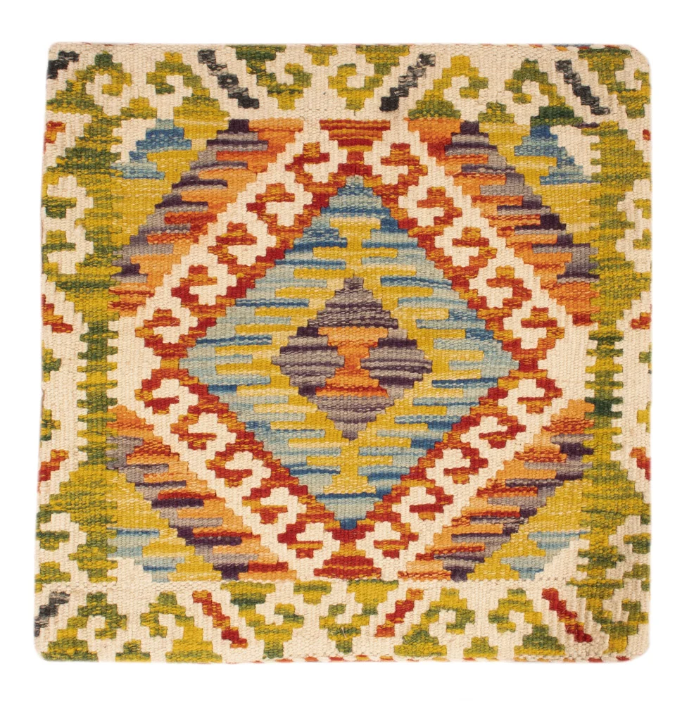 Pute - Flodhest square - 50 x 50 cm - flerfarget