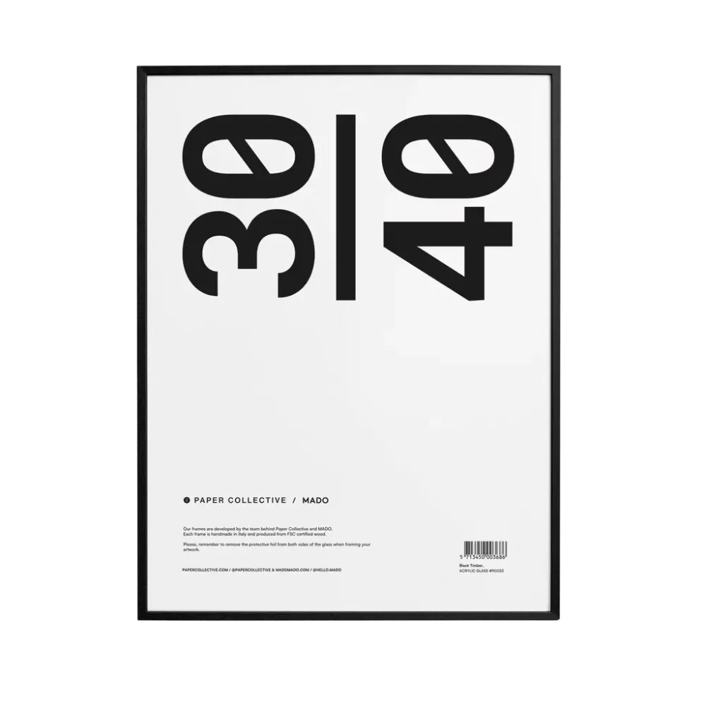 Ramme 30x40 - Black timber