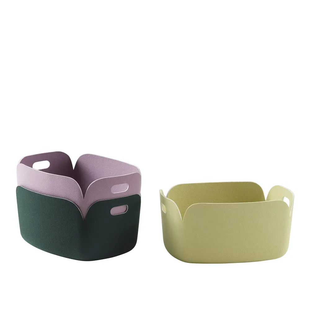 Restore Basket Dusty Liliac 48x35cm
