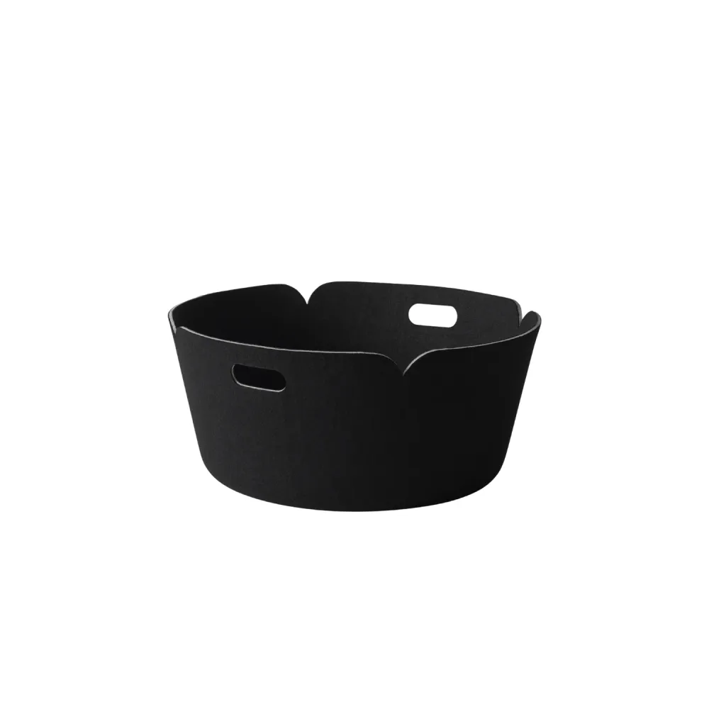 Restore Basket Round Black