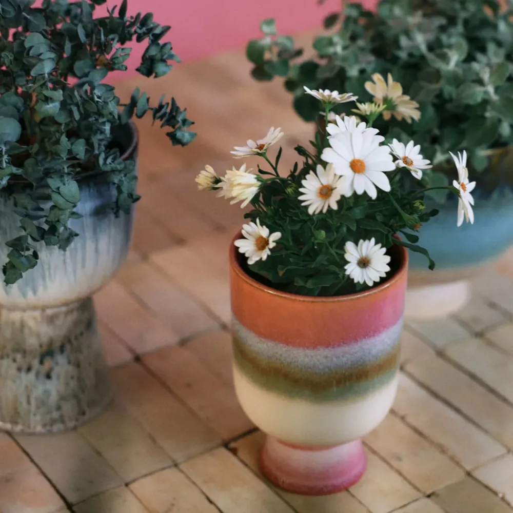 Retro flower pot rosefield