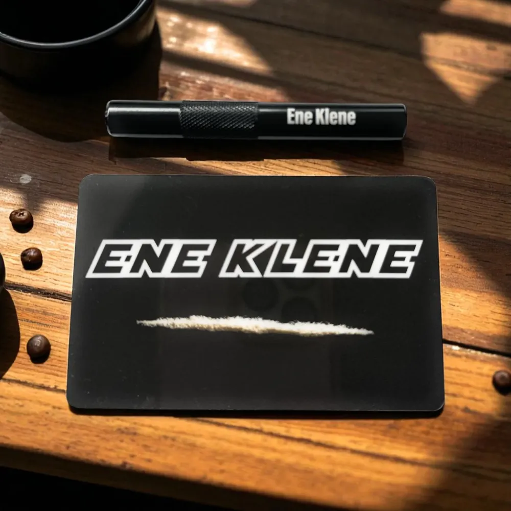 Rørsett „Ene Klene“ – Aluminiumsrør med gravering og hakke-kort