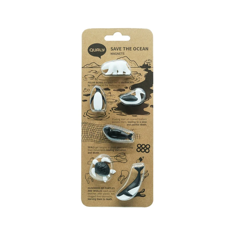 Save sea magneter - kjøleskapsmagneter 6-pack