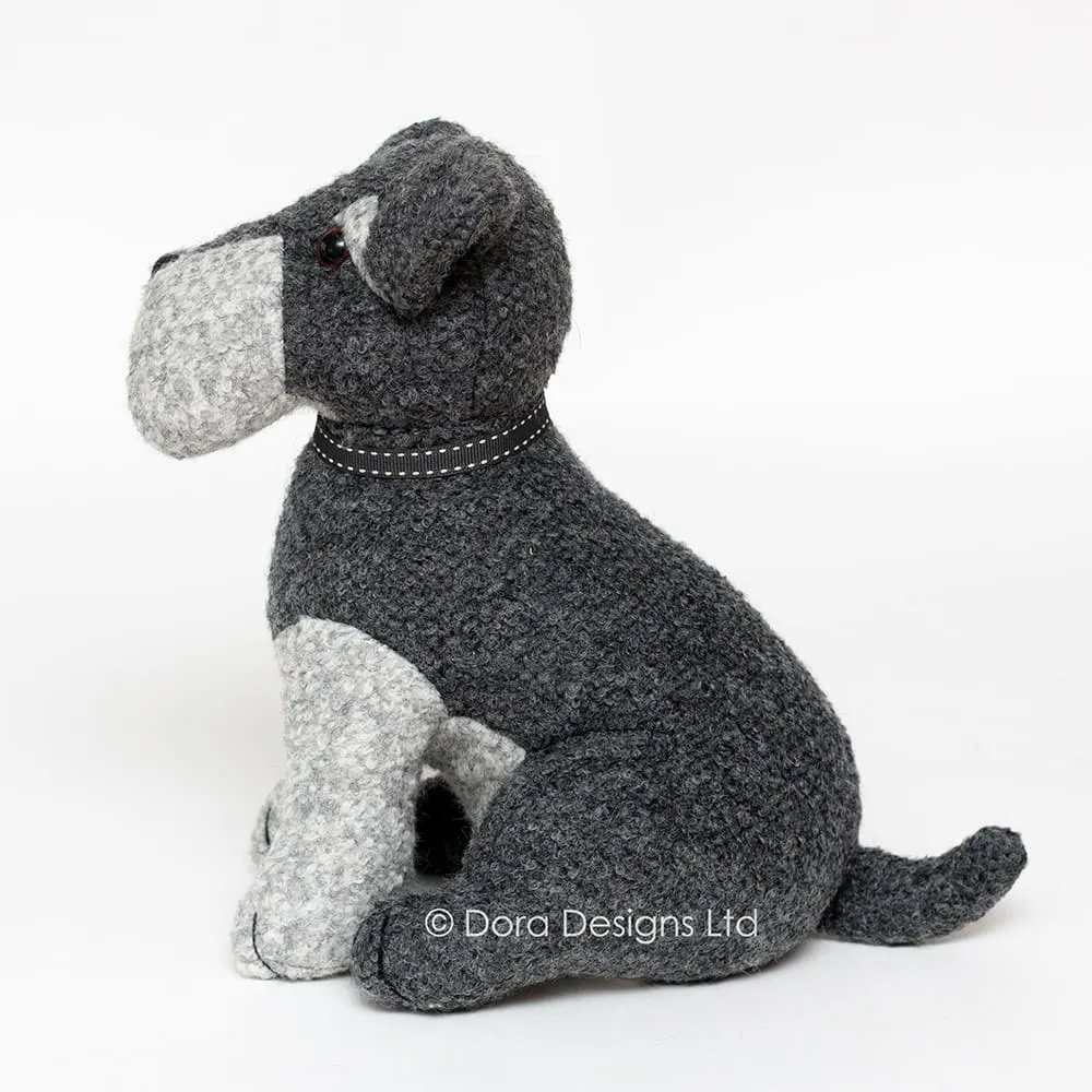 Schnauzer dørstopp