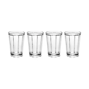 SERAX Surface drikkeglass 4-pakning