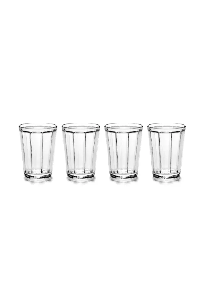 SERAX Surface drikkeglass 4-pakning