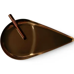 SET Braun/Bronse Dråpe/Tåre – Edle Trekkerunderlag & Rør