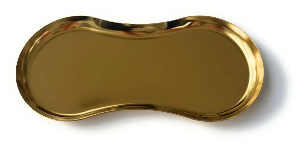 Sett „Gold Oval“ – metall trekkunderlag + rør