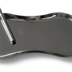 Sett „Silber Oval“ – metall trekkunderlag + rør