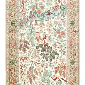 Silketeppe - Ghom Silk - Premium - 122 x 80 cm - beige