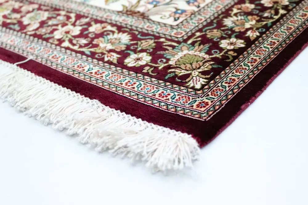 Silketeppe - Ghom Silk - Premium - 123 x 80 cm - beige