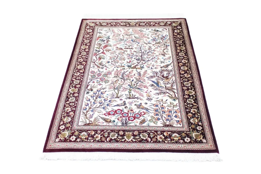 Silketeppe - Ghom Silk - Premium - 123 x 80 cm - beige