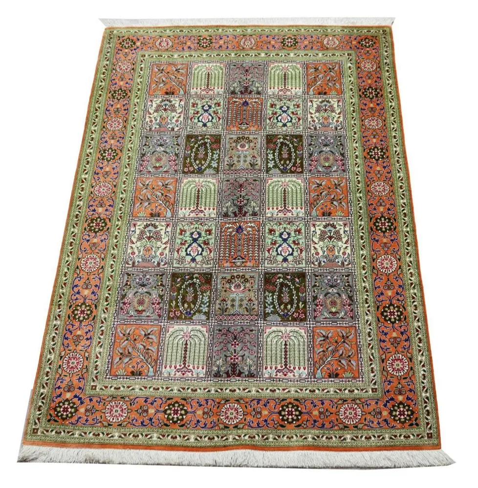 Silketeppe - Ghom Silk - Premium - 157 x 100 cm - rust