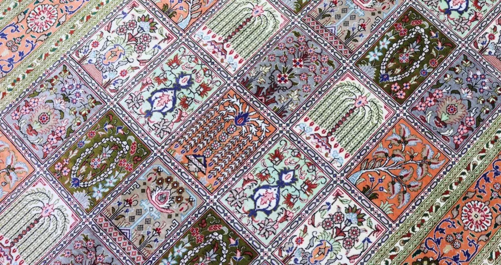 Silketeppe - Ghom Silk - Premium - 157 x 100 cm - rust