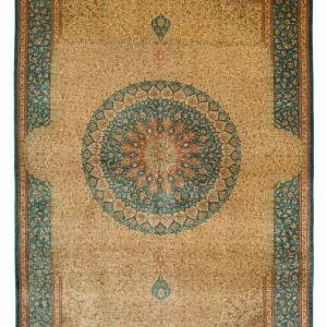 Silketeppe - Ghom Silk - Premium - 188 x 130 cm - beige