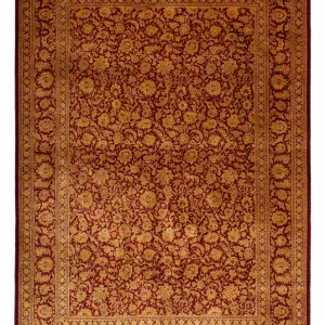 Silketeppe - Ghom Silk - Premium - 216 x 132 cm - mørkeblå