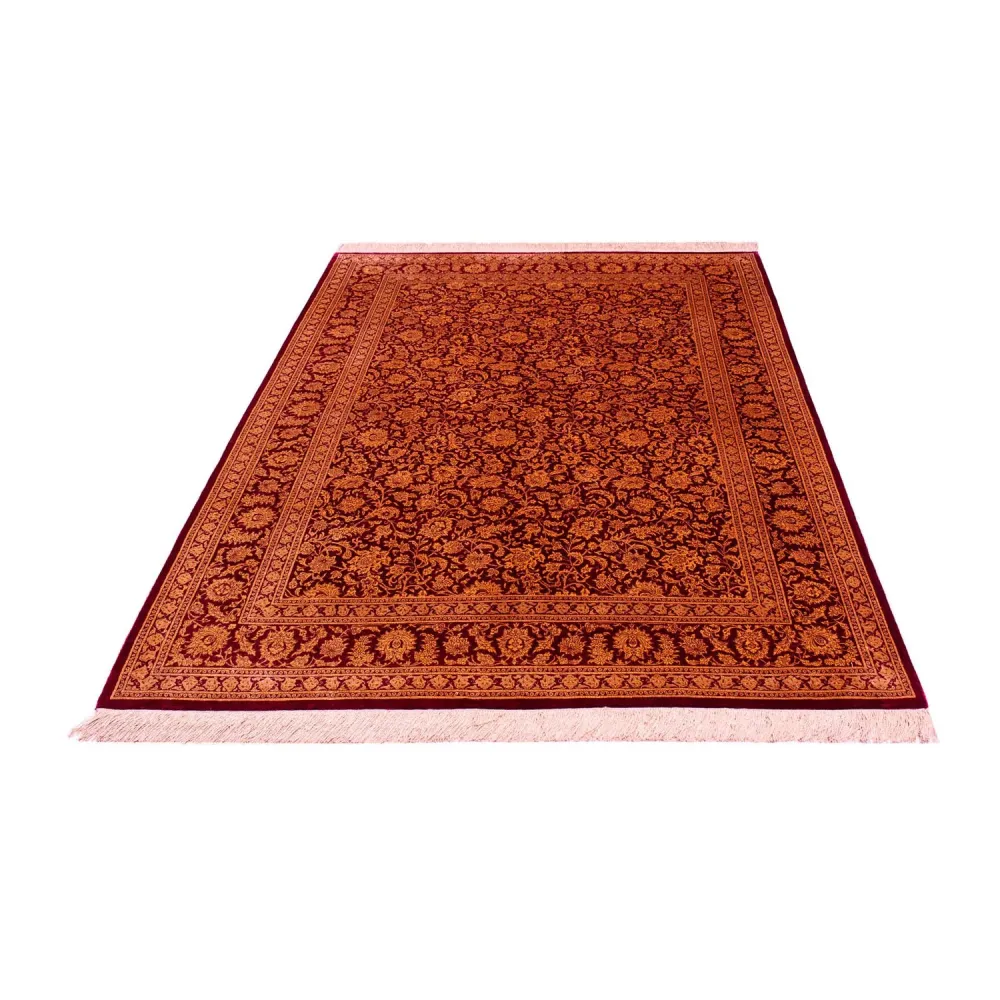 Silketeppe - Ghom Silk - Premium - 216 x 132 cm - mørkeblå