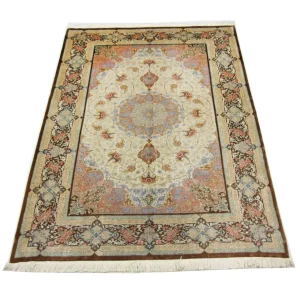 Silketeppe - Ghom Silk - Premium - 240 x 155 cm - beige