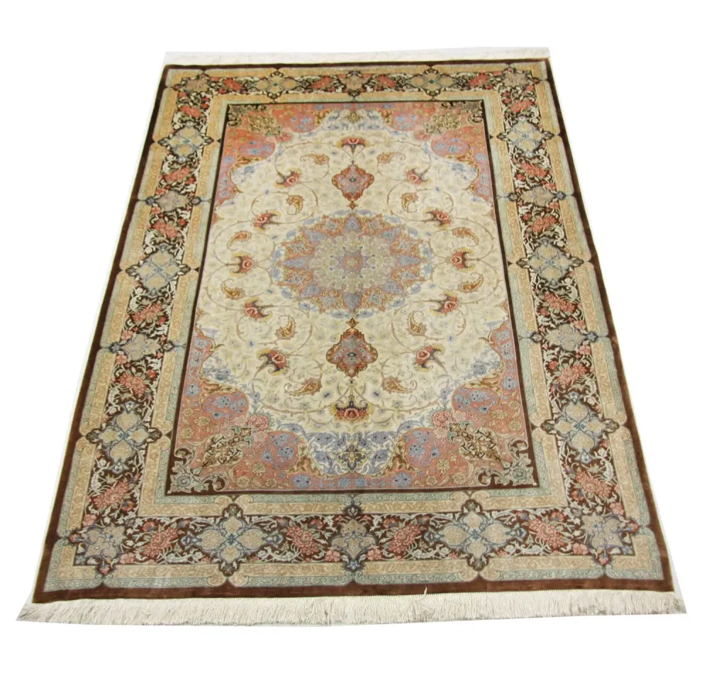 Silketeppe - Ghom Silk - Premium - 240 x 155 cm - beige