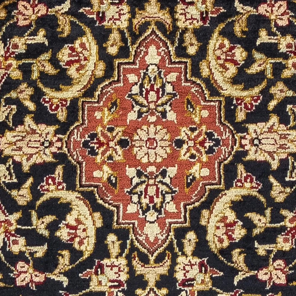 Silketeppe - Ghom Silk - Premium - 41 x 28 cm - mørkeblå