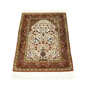 Silketeppe - Hereke Silk - Premium - 128 x 80 cm - beige
