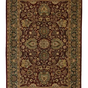 Silketeppe - Hereke Silk - Premium - 187 x 125 cm - rød