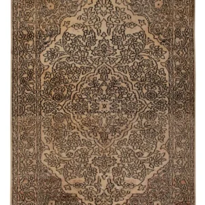 Silketeppe - Kashmir silke - 103 x 60 cm - beige