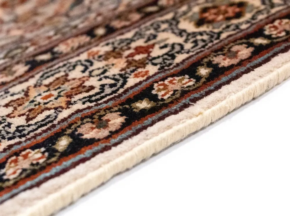 Silketeppe - Kashmir silke - 135 x 78 cm - flerfarget