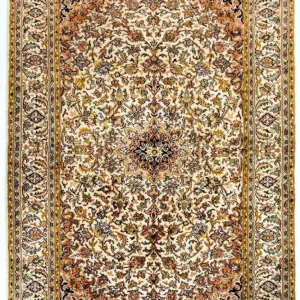 Silketeppe - Kashmir silke - 149 x 89 cm - beige