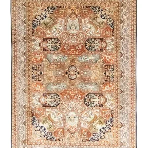 Silketeppe - Kashmir silke - 229 x 152 cm - beige