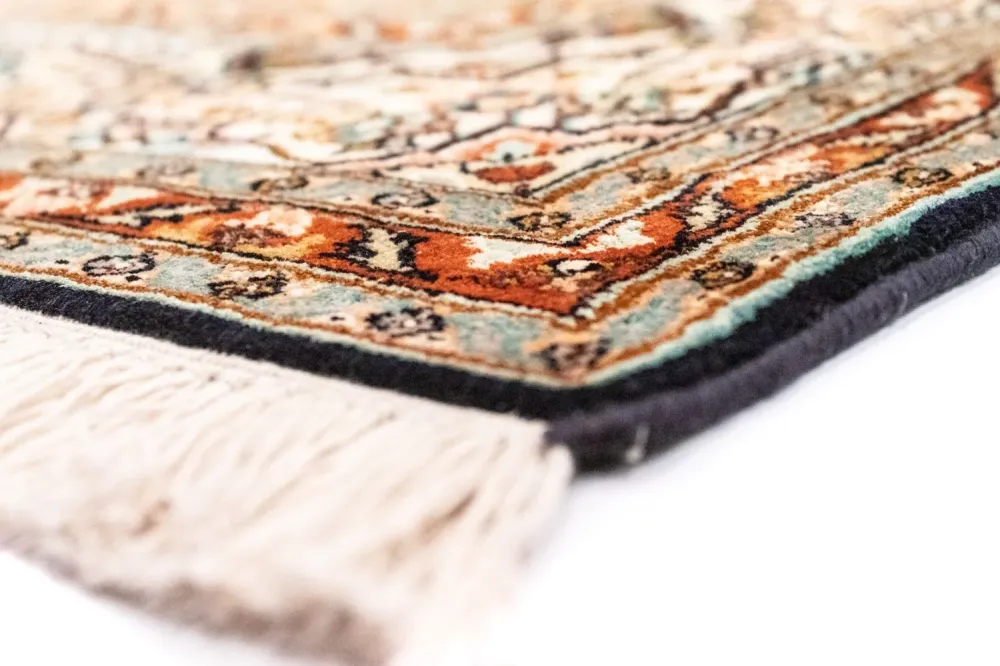 Silketeppe - Kashmir silke - 229 x 152 cm - beige