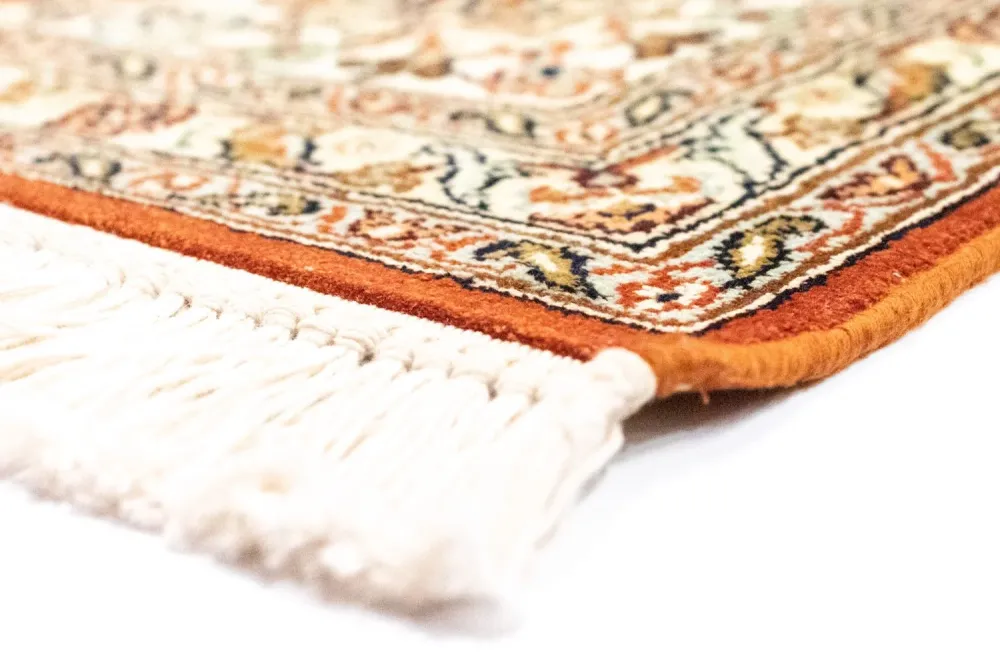 Silketeppe - Kashmir silke - 270 x 185 cm - brun