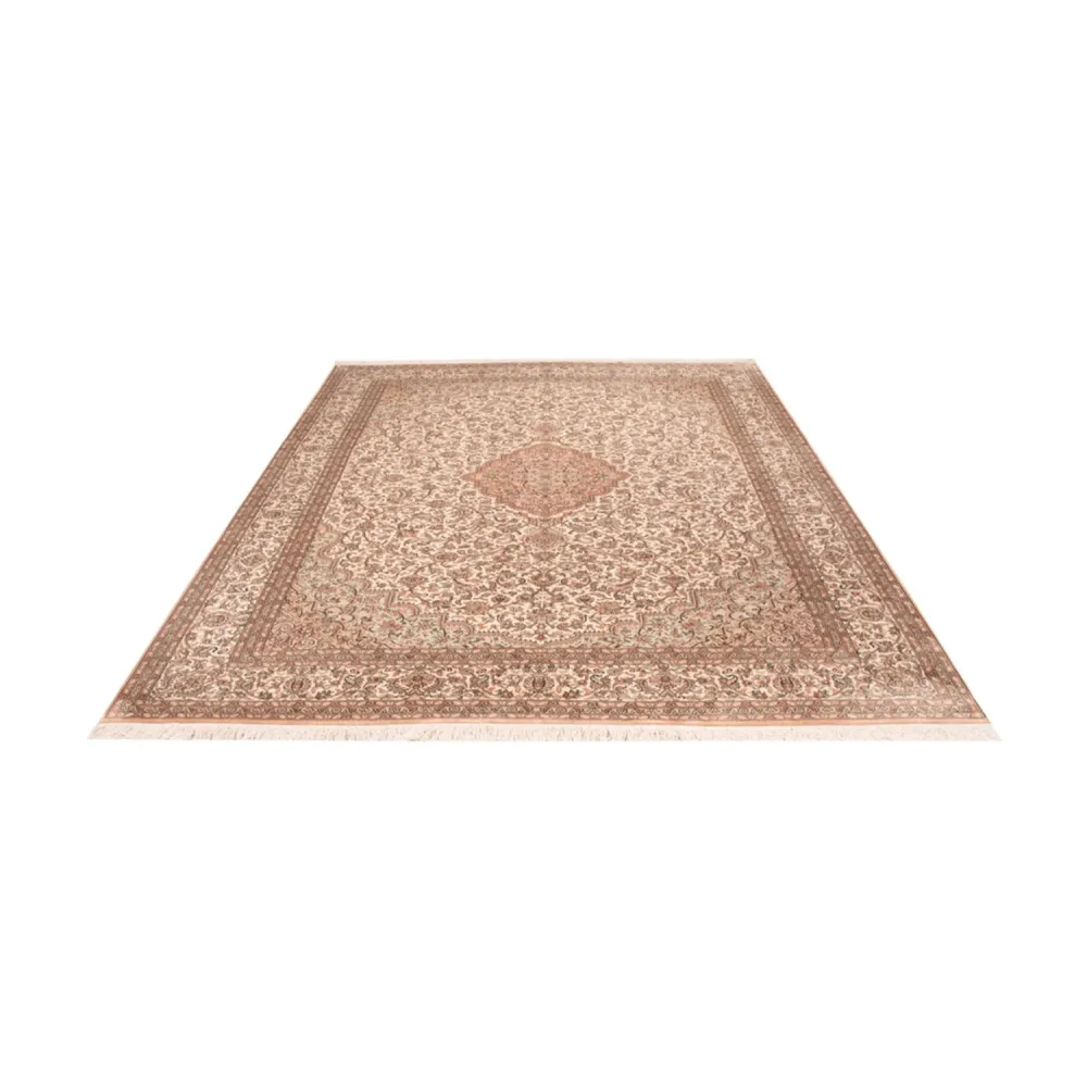 Silketeppe - Kashmir silke - 290 x 205 cm - sand