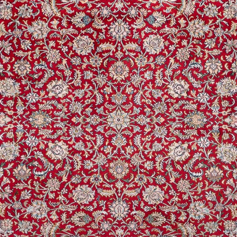 Silketeppe - Kashmir silke - 302 x 216 cm - rød